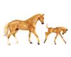 Palomino Morgan Horse & Foal