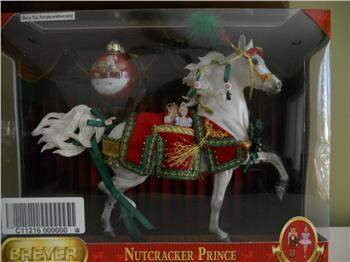 Breyer Nutcracker Prince Christmas with Decorated Glass Ornament