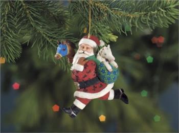 Strolling Santa 2010 Ornament