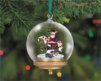 Gifts from Santa - Glass Globe Ornament