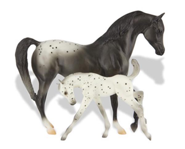 Breyer Classic appaloosa mare and foal