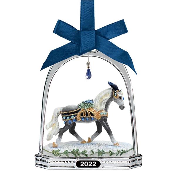 Breyer Horse Snowbird 2022 Christmas Stirrup ornament
