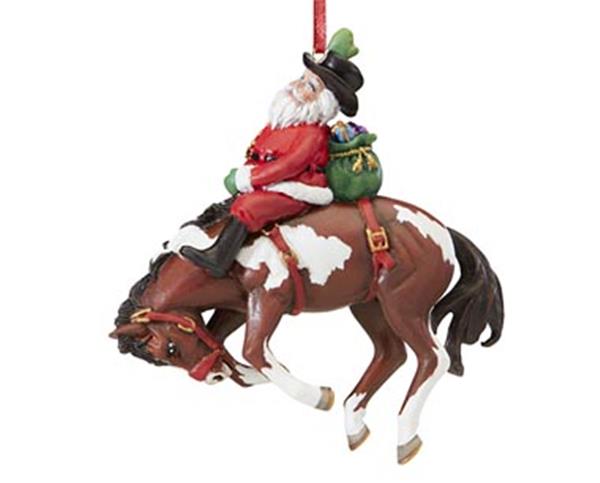 Santa's Wild Ride Ornament Breyer 700648 
