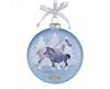Artist Signature Glass Ornament-Draft Horse Breyer 2017