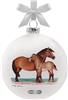 Ponies Artist's signature ornament 2023