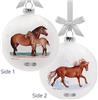 Ponies Artist's signature ornament 2023