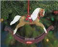 Eggnog Rocking Horse Ornament Holiday