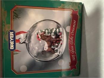 Glass Globe Appaloosa Ornament 2003