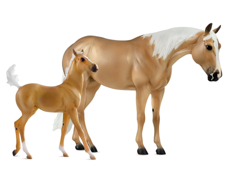 Ebony Shines and Foal