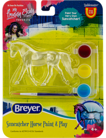 Suncatcher horse paint and play Warmblood