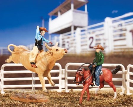 Collectibulls Rodeo Breyer Stablemate set
