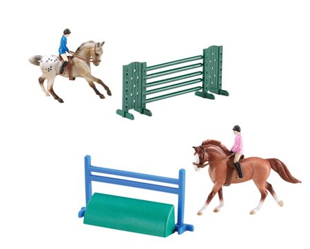 Stablemates Horse & Rider English Appaloosa