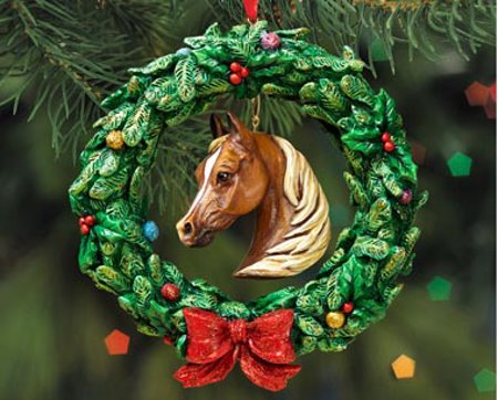 Equestrian Wreath Ornament 2016