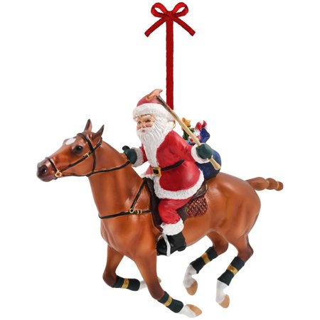 Breyer Santa Polo Playing Ornament 2023