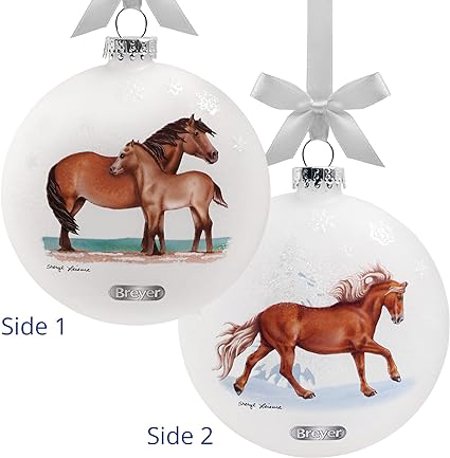 Ponies Artist's signature ornament 2023