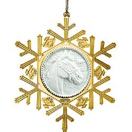 Brass Etched Ornament