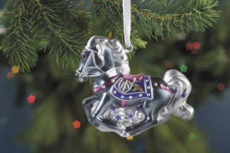 Silverbelle Blown Glass Ornament 2008