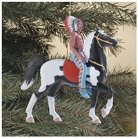 Western Retro Indian horse ornament 2007
