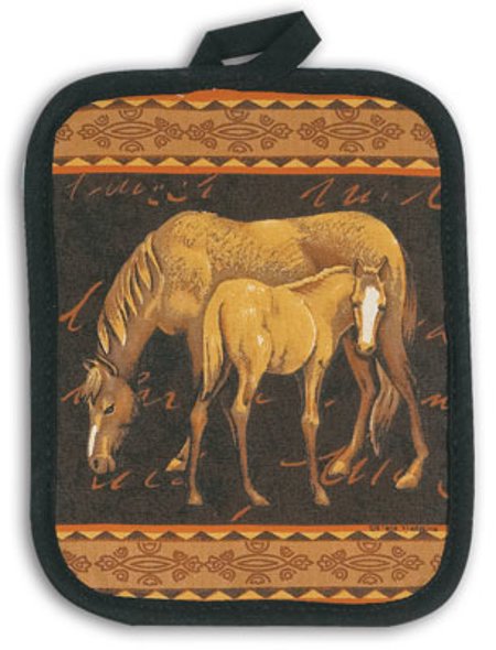 MARE & FOAL POTHOLDER