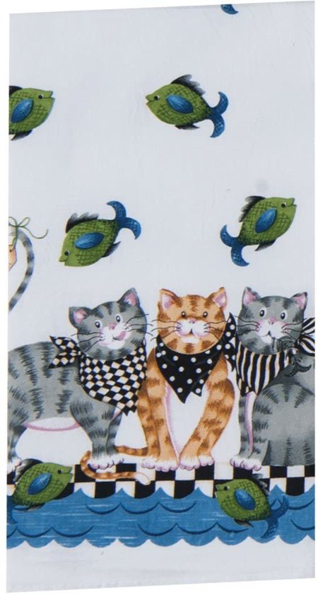 Cat Fish Market Flour Sack towel