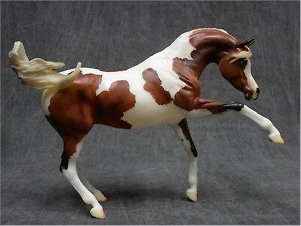 Breyer Horses Traditional Vintage earliest breyer western horse one
owner piebald pinto from